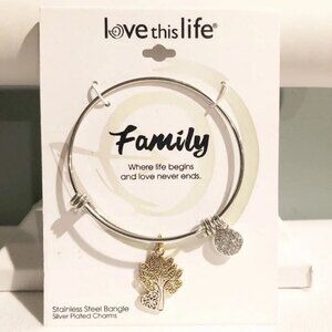 David Culiner Love this Life Bangle Charm Bracelet NOC